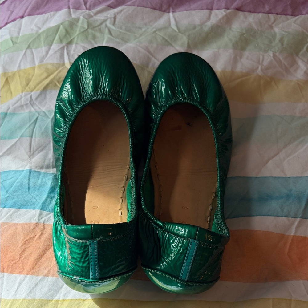 Emerald Tieks Green Ballet Flats